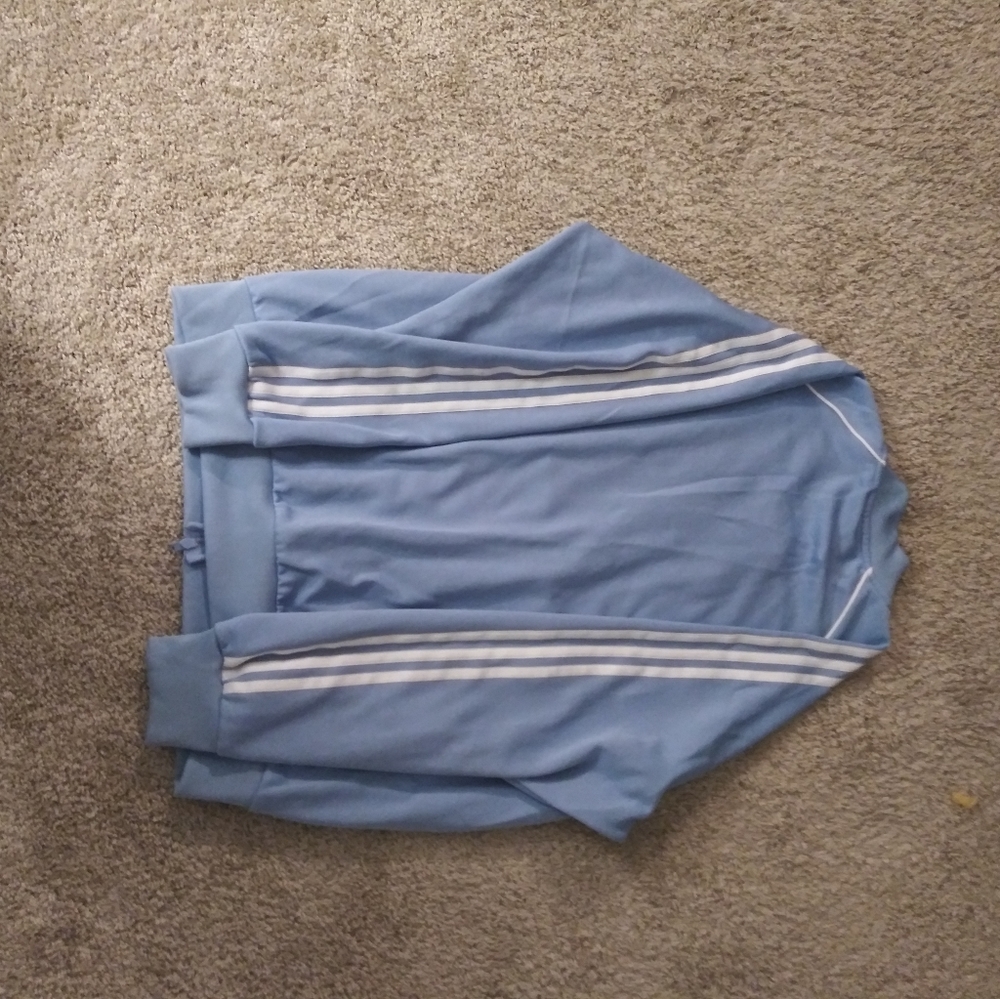 Adidas powder blue track jacket